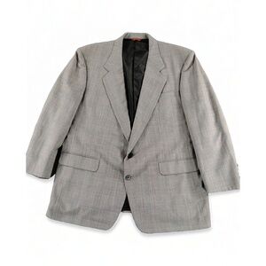 Corbin Ltd Plaid Sport Coat Blazer Mens USA Tailored Dark Academia Preppy Fit